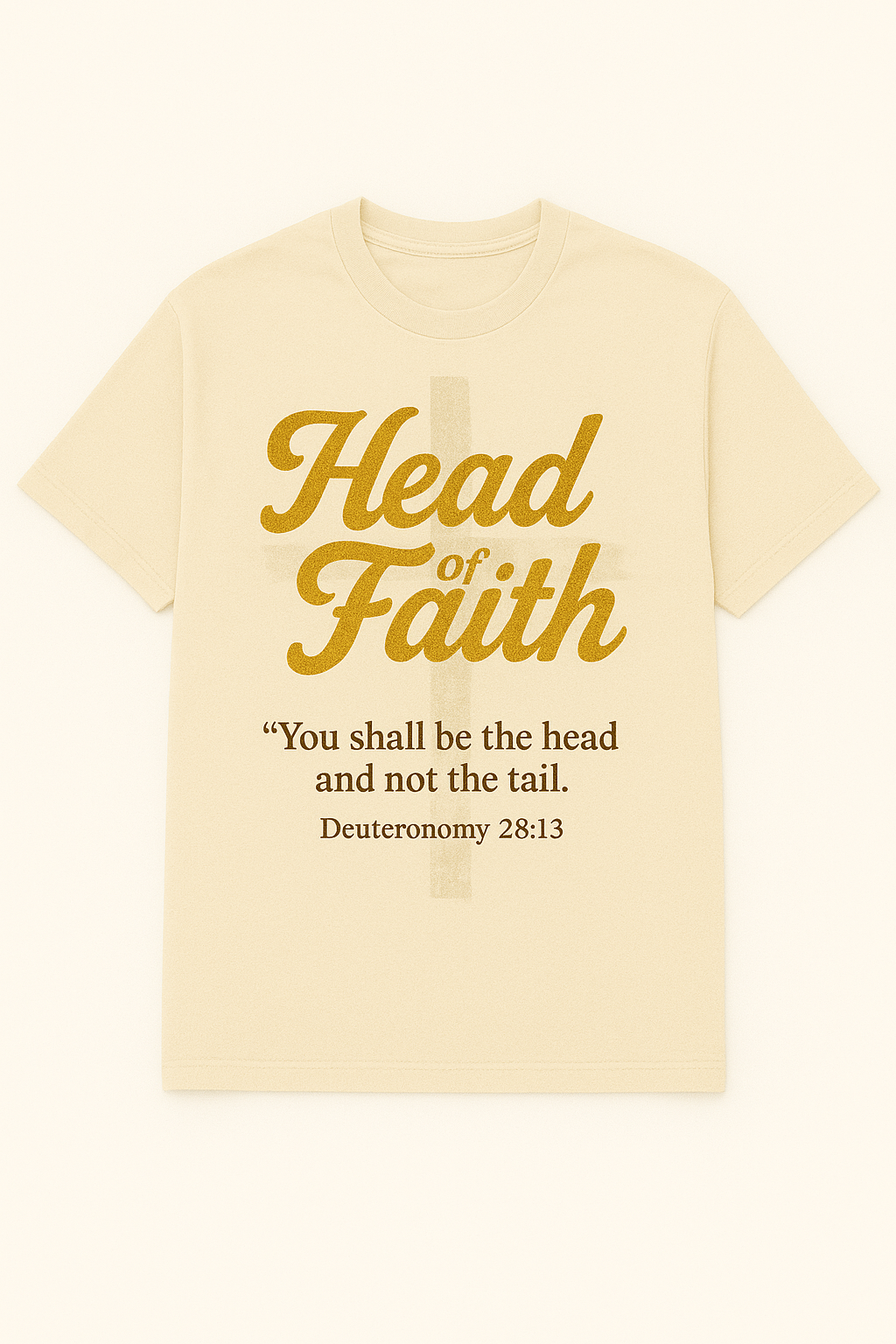 Head Of Faith T'shirt  Cross 28:13